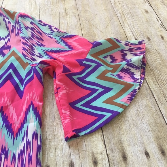 Peach Love Cream California Blouse Top - Picture 2 of 4